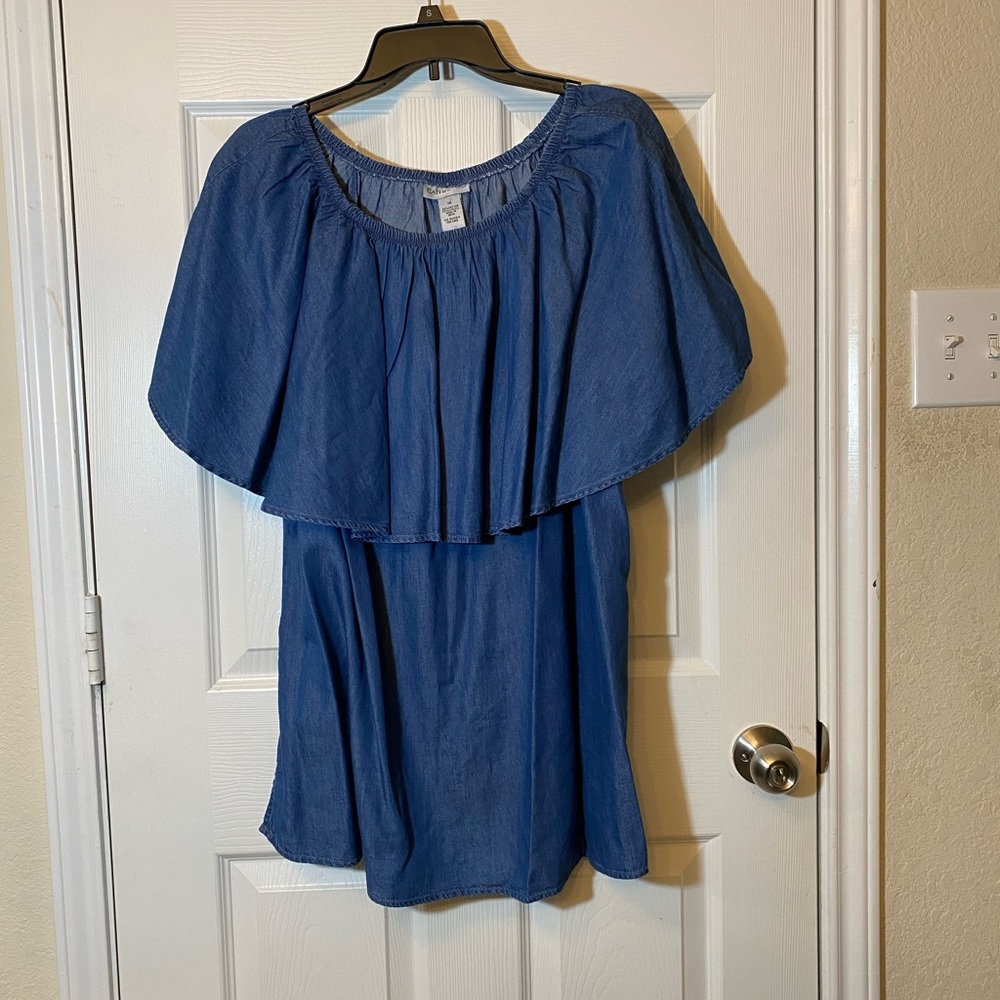 CATHERINES Denim Blouse